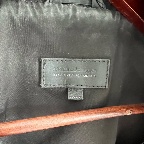 Mackage Black Leather Jacket - Picture 5 of 8